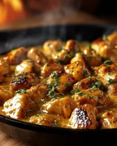 Texas Roadhouse Butter Chicken Skillet served with fresh ingredients