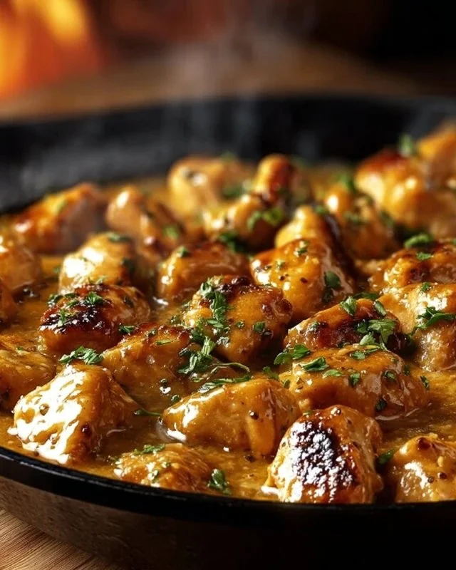 Texas Roadhouse Butter Chicken Skillet served with fresh ingredients