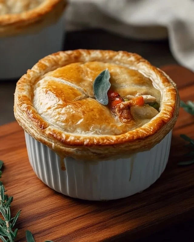 Delicious crockpot chicken pot pie filled with tender chicken and vegetables