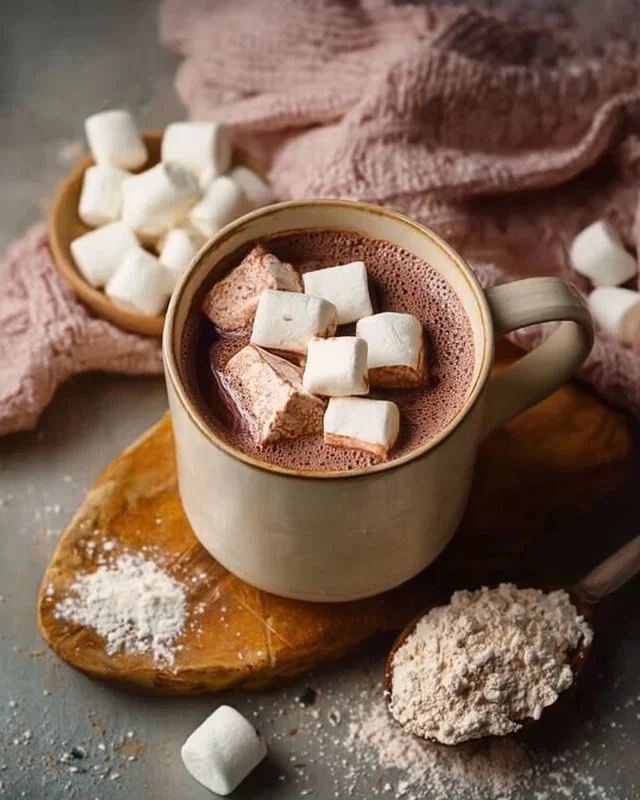 Homemade hot chocolate mix recipe, rich and creamy for gifting