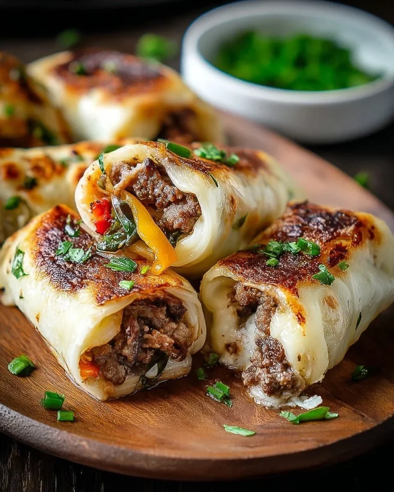 Keto Philly Cheesesteak Roll Ups on a plate, showcasing a low-carb delicious meal