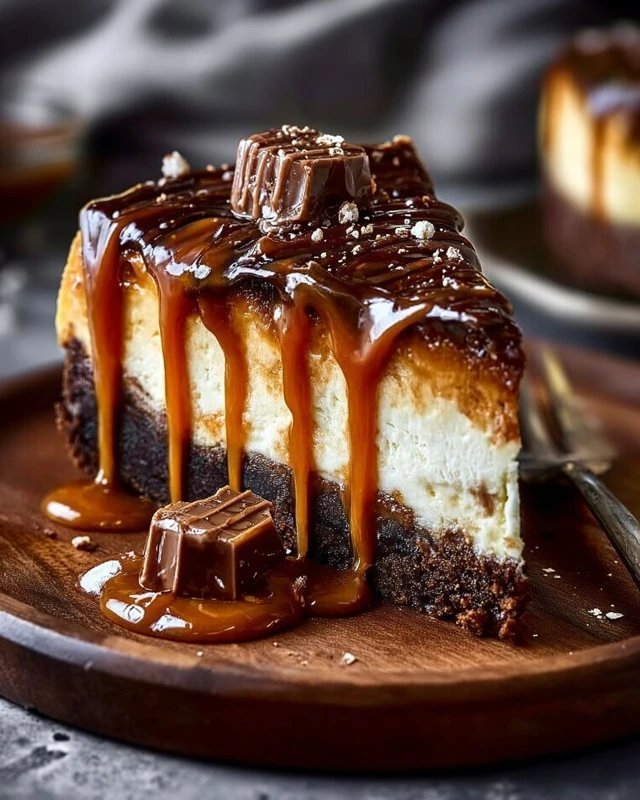 Caramel Brownie Cheesecake