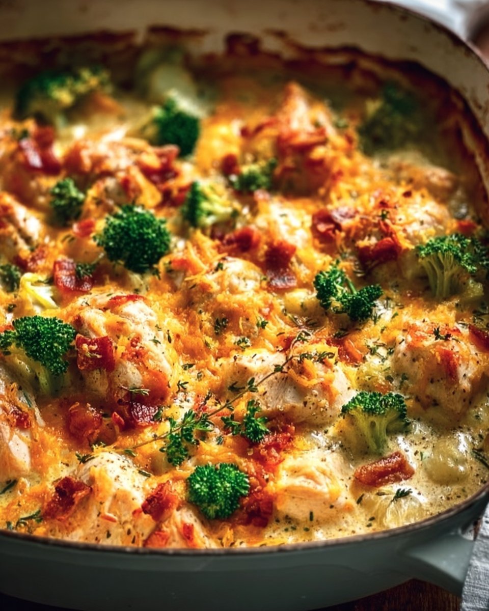 Creamy Low Carb Chicken Casserole