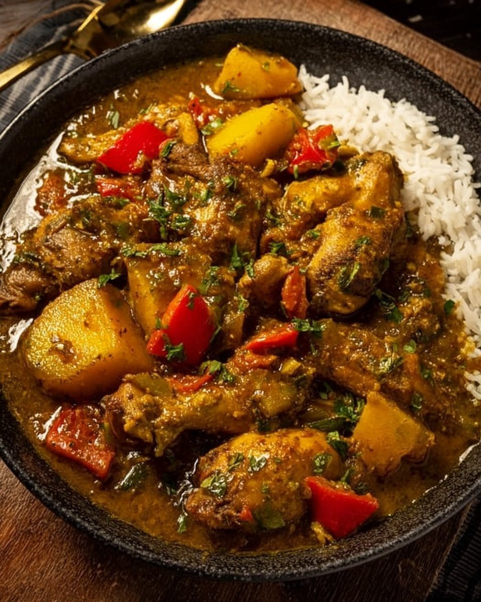 Authentic Jamaican Curry Chicken