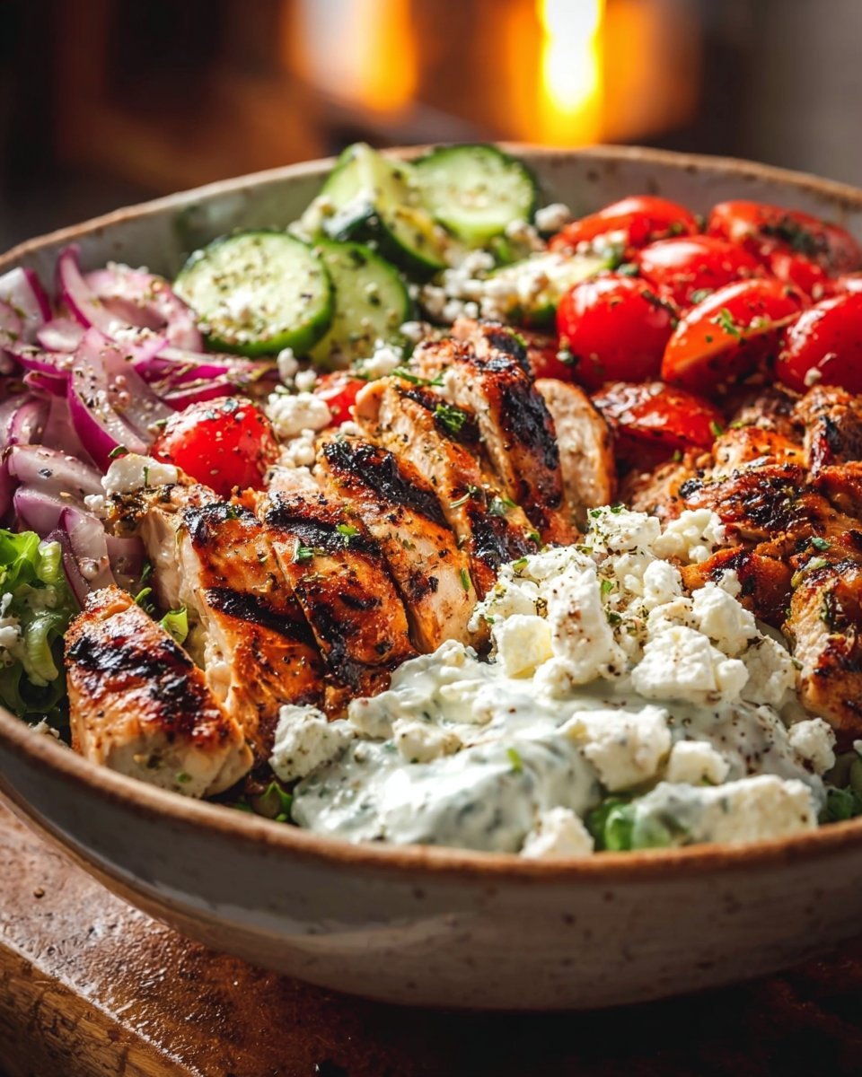 Greek Chicken Bowls