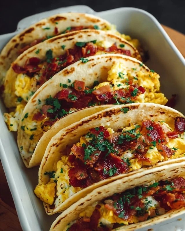 Easy Baked Breakfast Tacos