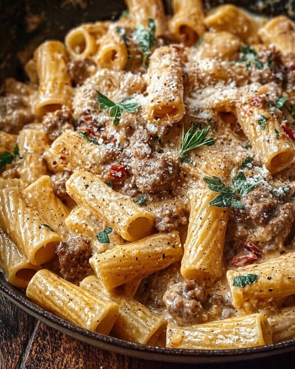 Creamy Italian Sausage Rigatoni