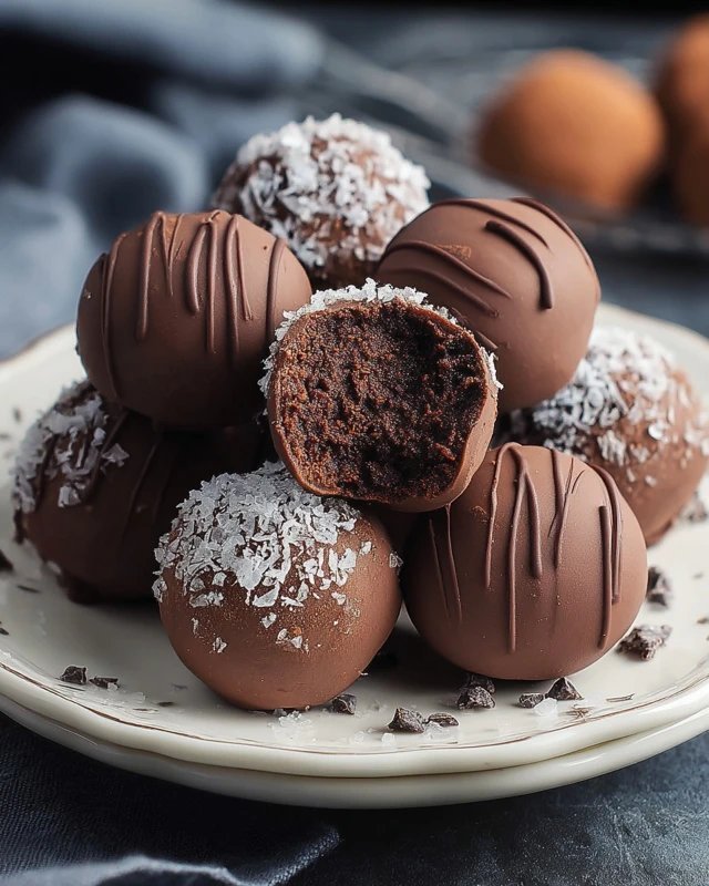 Easy Brownie Truffles