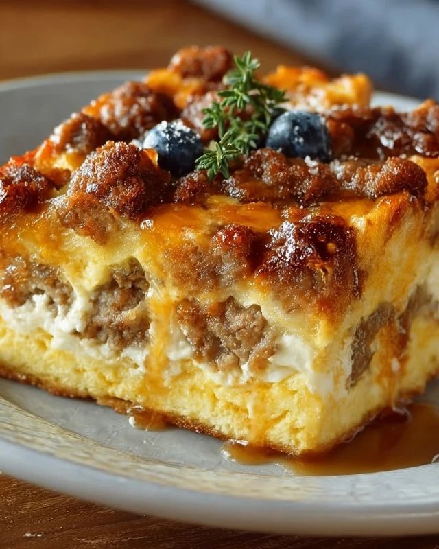 Indulgent Sweet Maple Sausage Breakfast Casserole Your Family Will Love