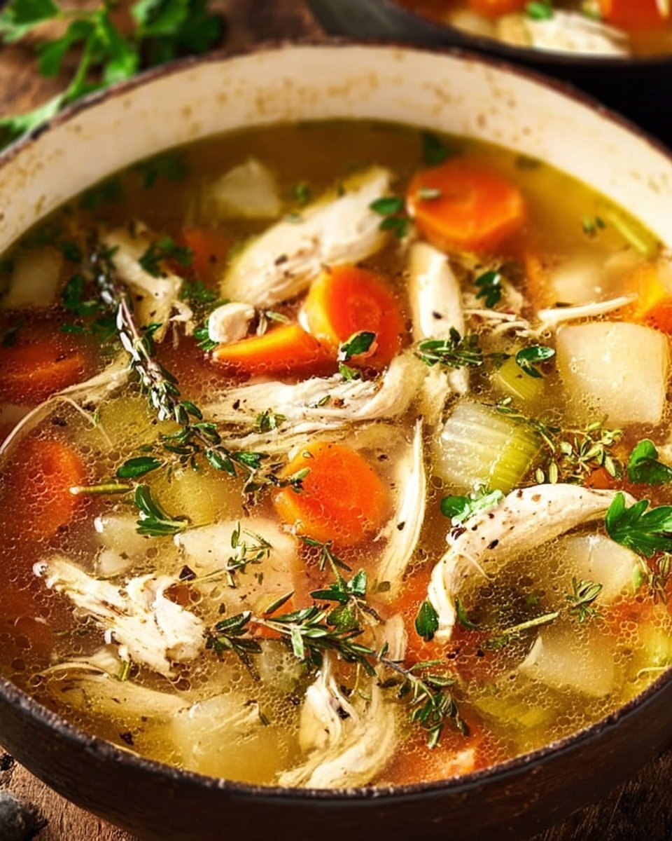 Easy and Healthy Homemade Chicken Soup