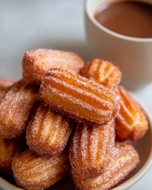 Healthy Baked Churro Bites