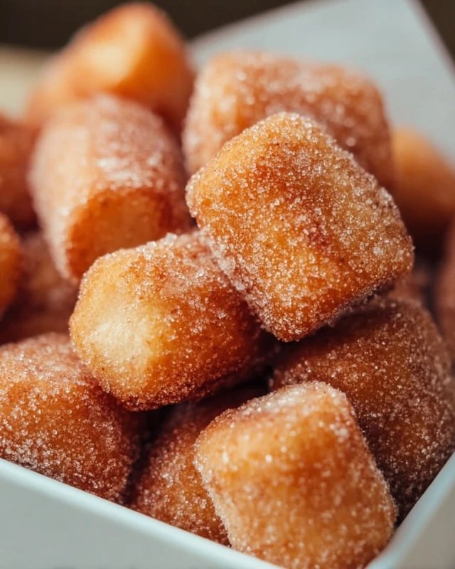 Crispy Air Fryer Churro Bites