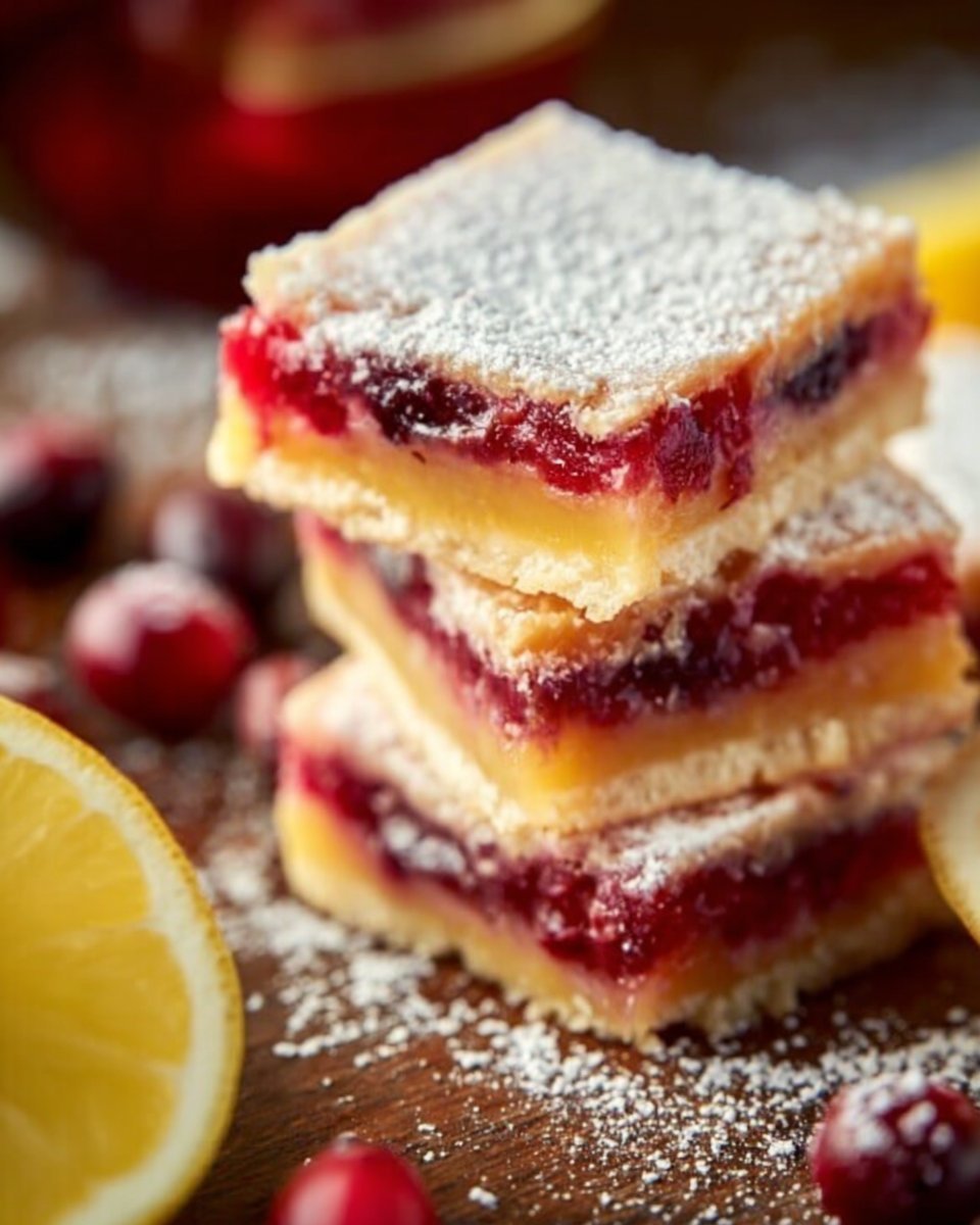 Cranberry Lemon Bars