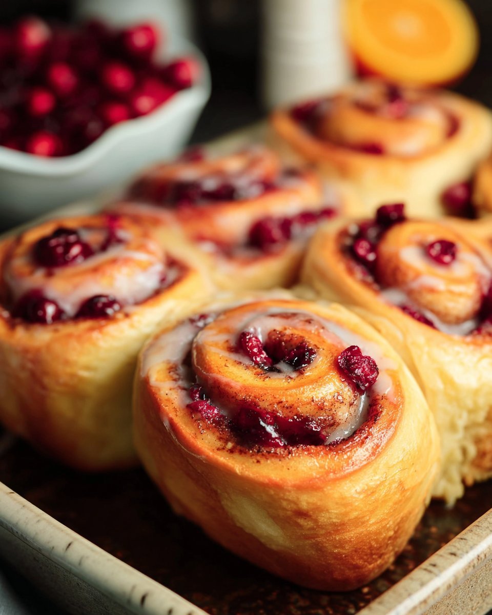 Cranberry Orange Sweet Rolls