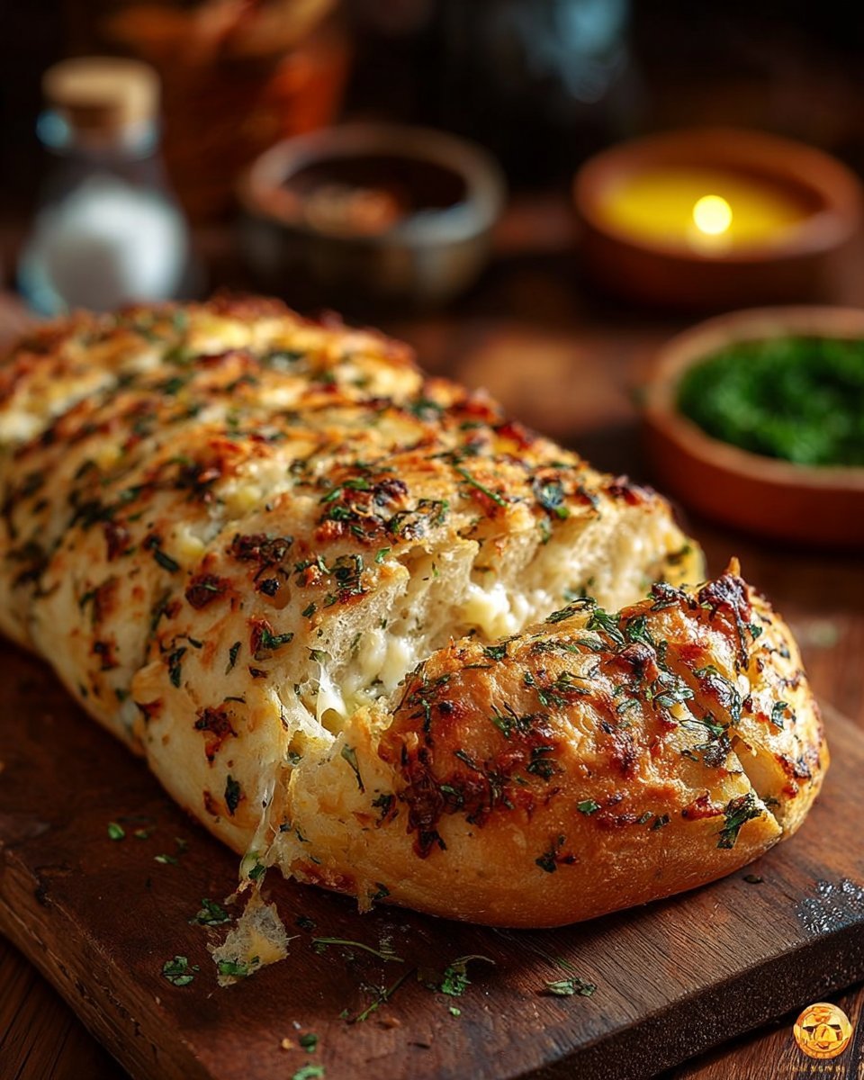 Italian Herbs and Cheese Bread