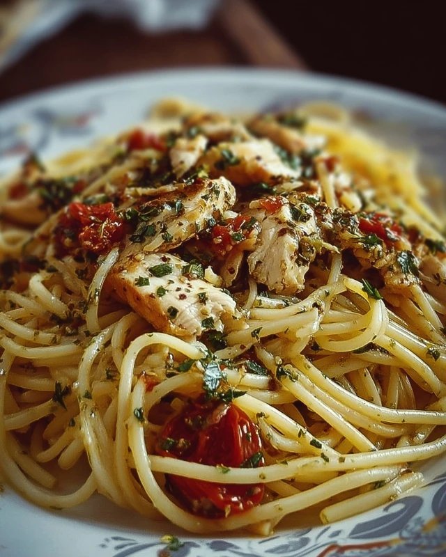 Monterey Chicken Spaghetti