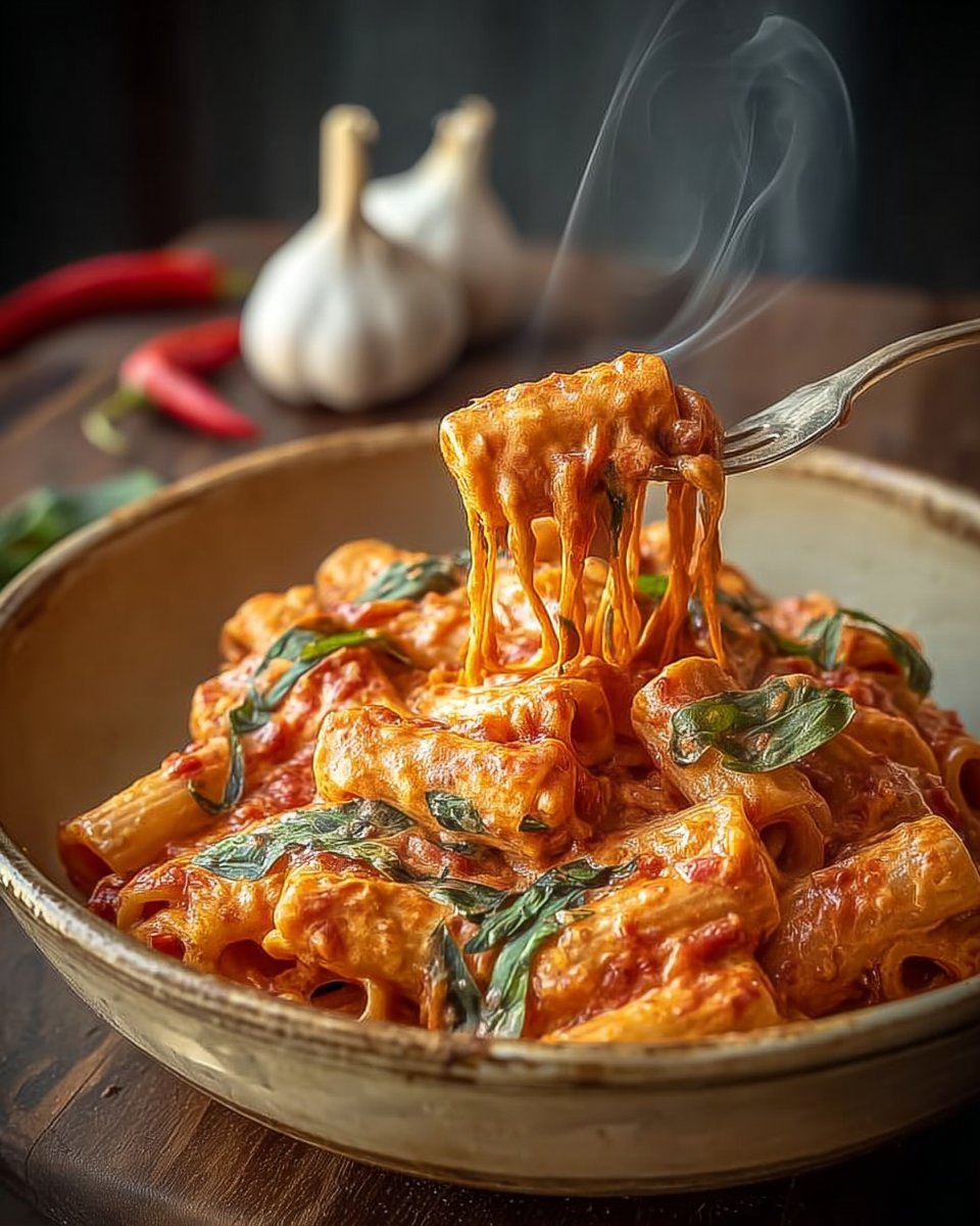 Creamy Tomato Garlic Pasta