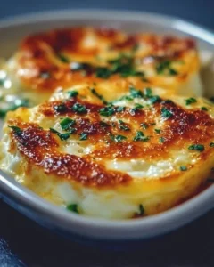 Delicious baked cottage cheese eggs served in a bowl for a healthy breakfast