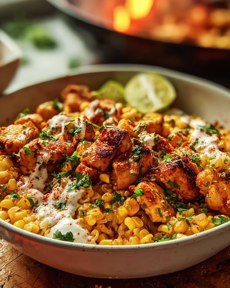 Tasty Street Corn Chicken Bowl