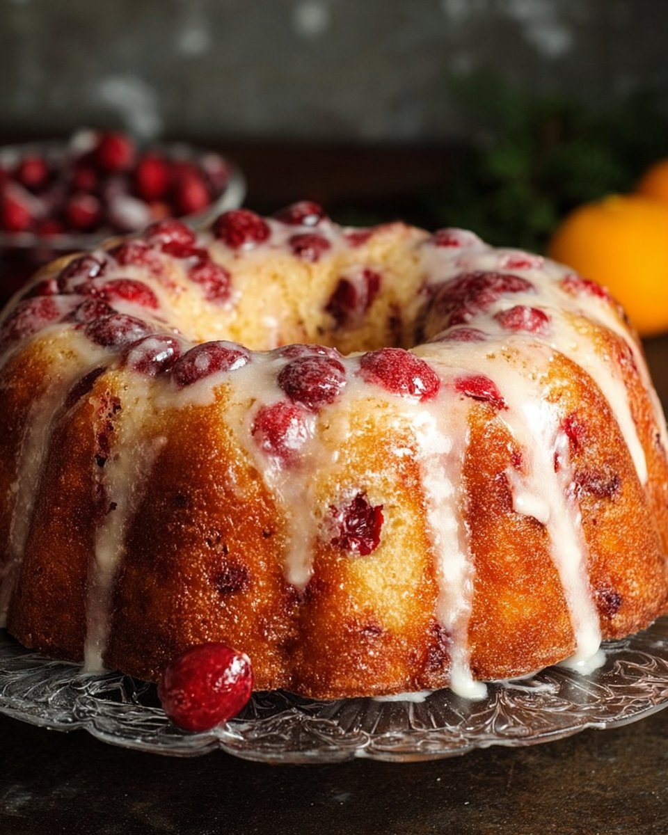 Cranberry Orange Bundt Cake