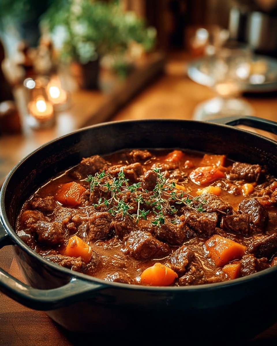 Tuscan Beef Casserole Delight