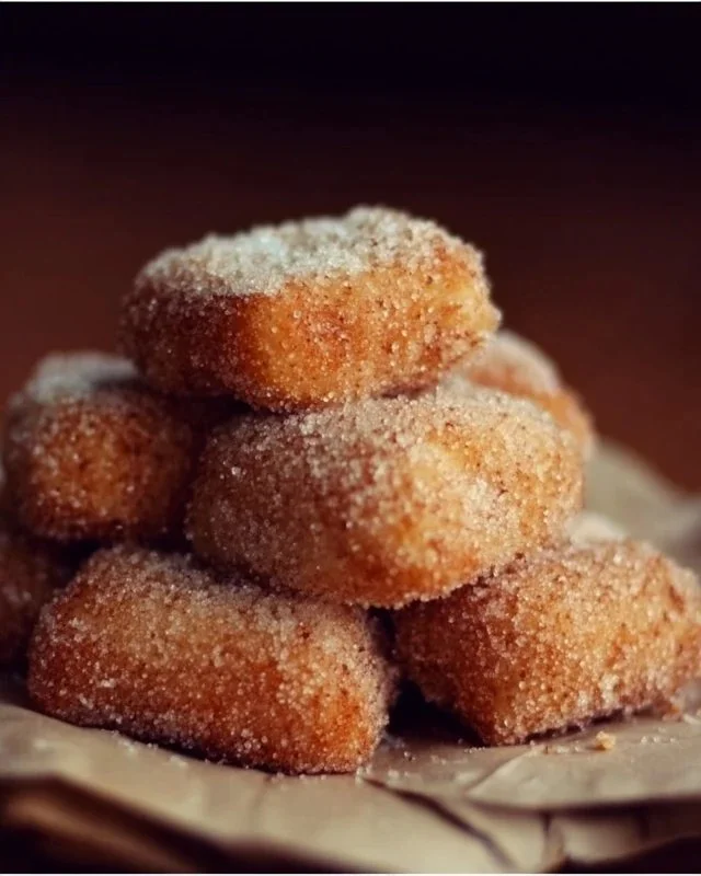 Delicious cinnamon sugar biscuit bites freshly baked and ready to enjoy