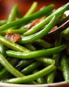 Delicious Crack Green Beans recipe featuring fresh green beans and seasoning.