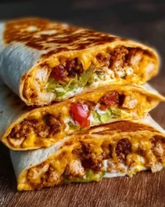 Keto Crunchwraps recipe, a low-carb indulgent meal option