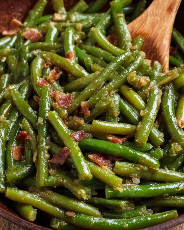 Delicious copycat Texas Roadhouse green beans recipe