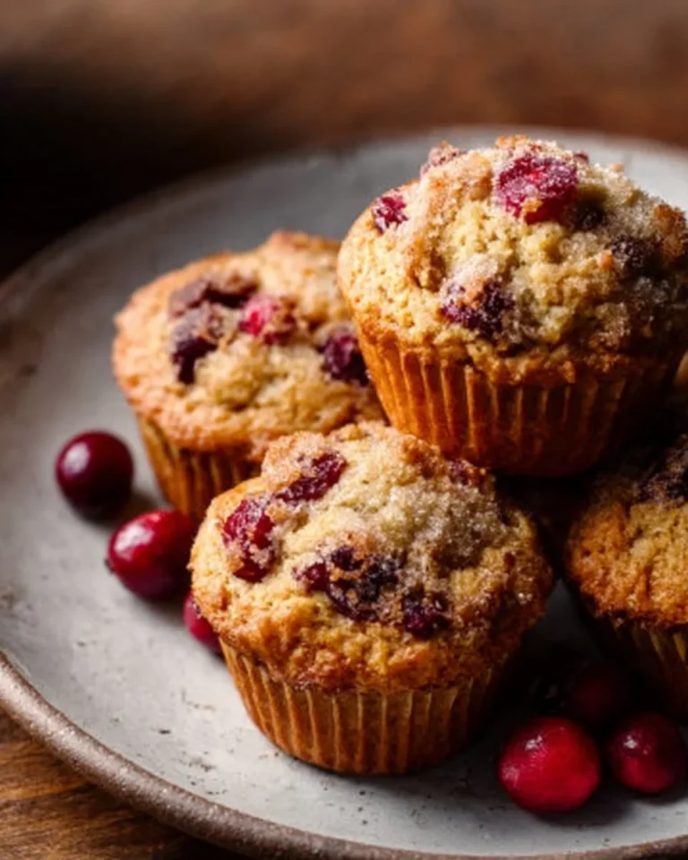 Delicious cranberry muffins inspired by Ina Garten's recipe