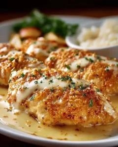 Longhorn Steakhouse Parmesan Chicken served with sides