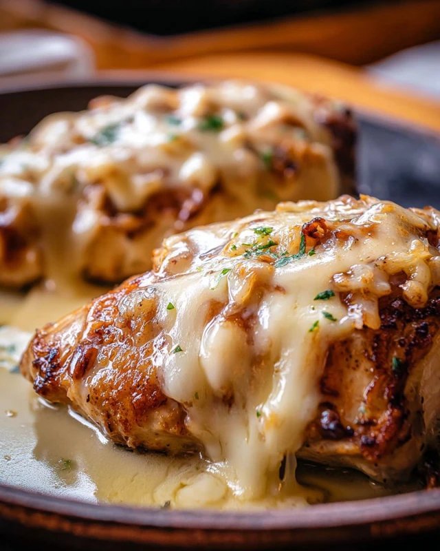 Texas Roadhouse Smothered Chicken with Jack Cheese