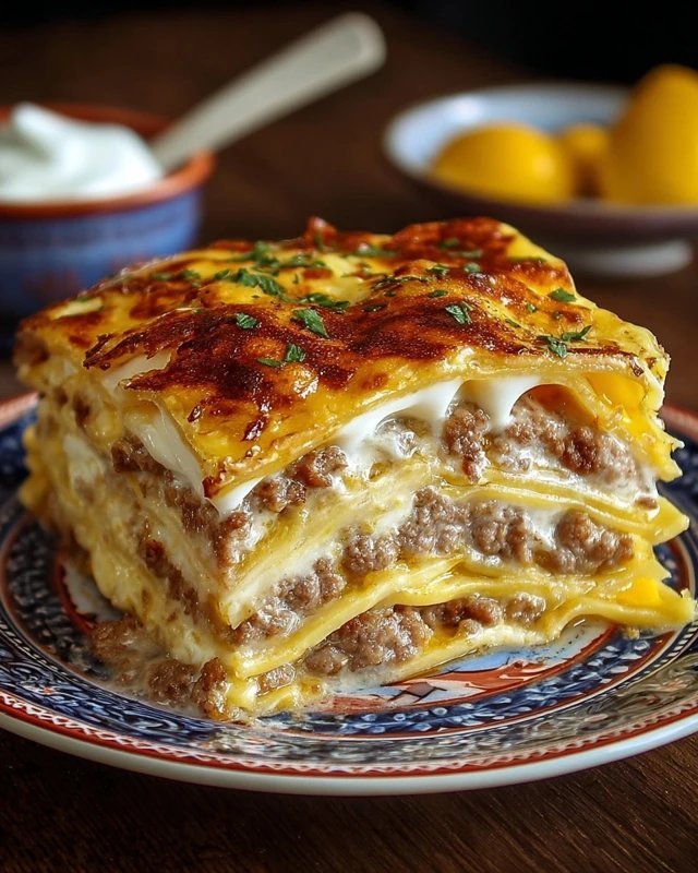 Ultimate Breakfast Lasagna: Pancake Sausage Casserole