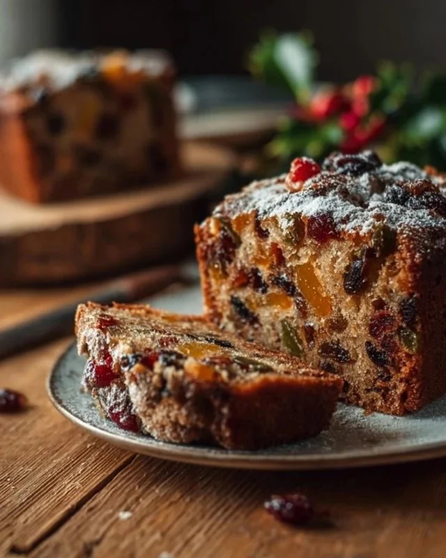 Delicious old-fashioned fruit cake recipe, the perfect holiday dessert.