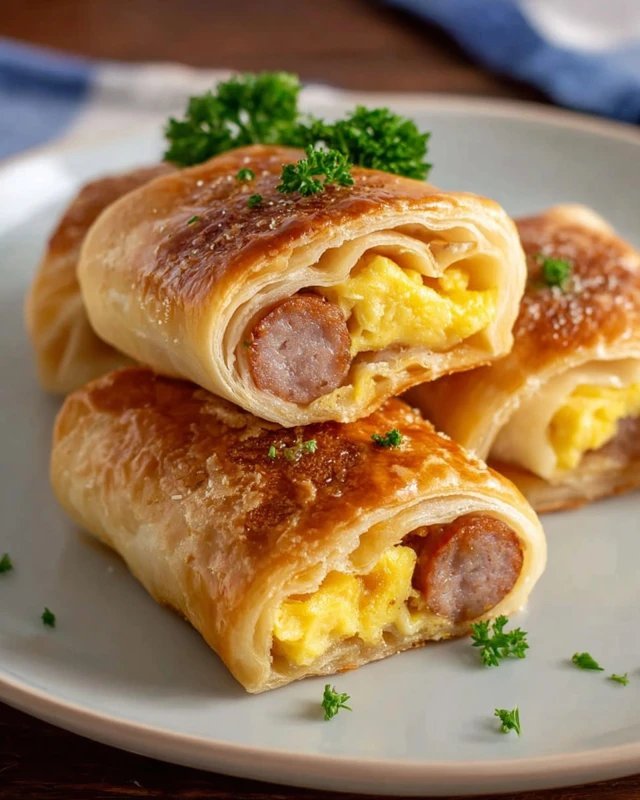 Sausage Egg Breakfast Roll-Ups – Quick & Easy Morning Treat! - mommyplates