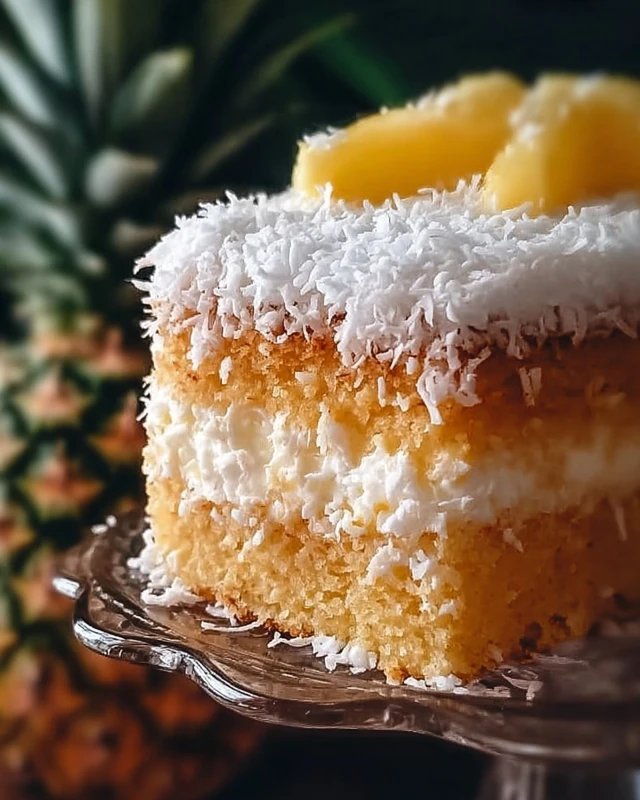Pineapple Coconut Dream Cake