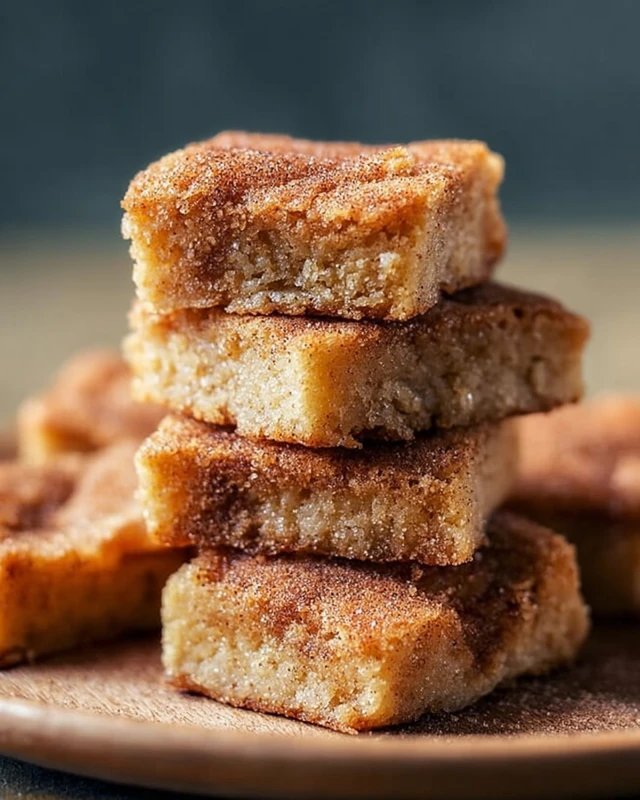 Cinnamon Sugar Blondies