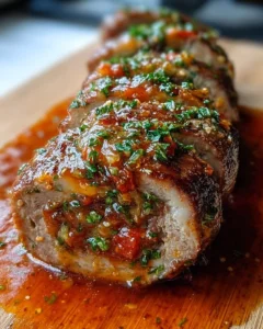 Sicilian-Style Braciole rolled meat with herbs and spices