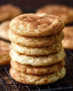 Delicious Snickerdoodle Cookies with cinnamon-sugar topping on a plate.
