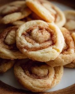 Delicious soft and chewy cinnamon roll cookies ready to enjoy