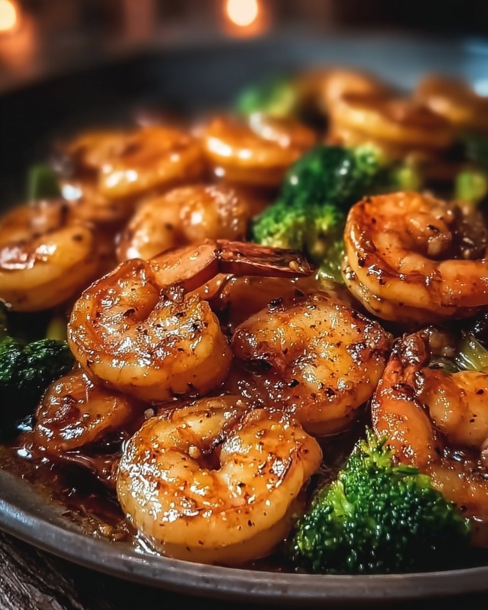 High-Protein Honey Garlic Shrimp