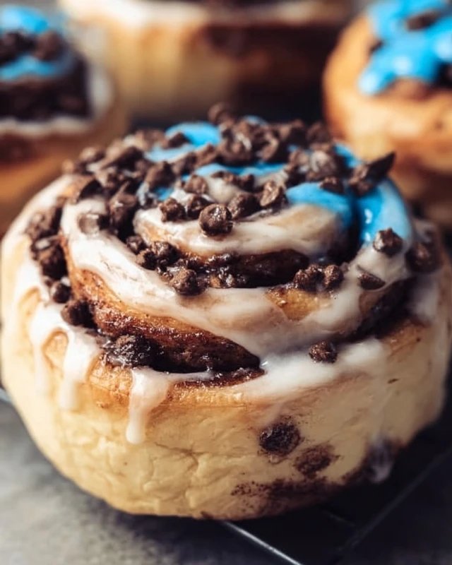 Chocolate Chip Cookie Cinnamon Rolls