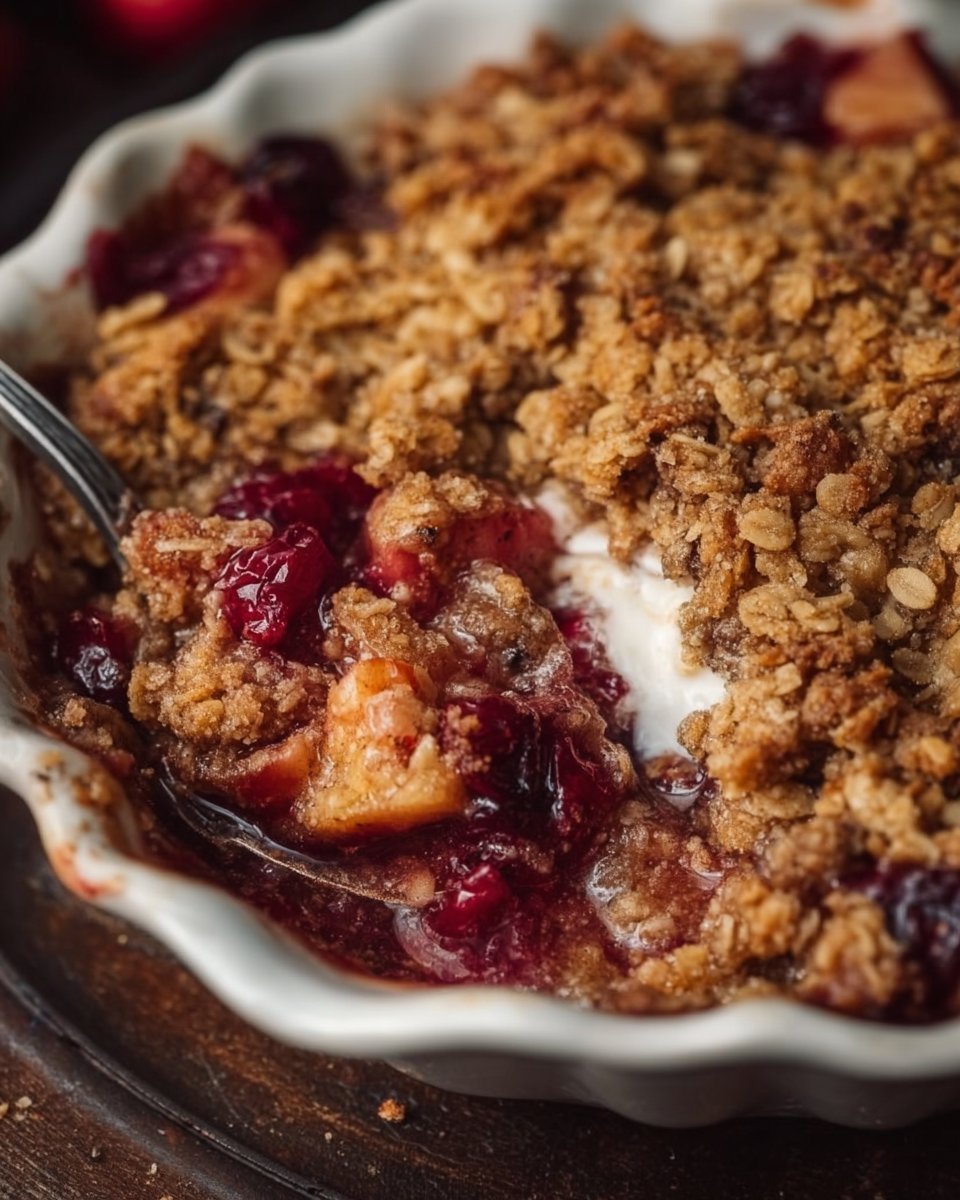 Cranberry Apple Crisp
