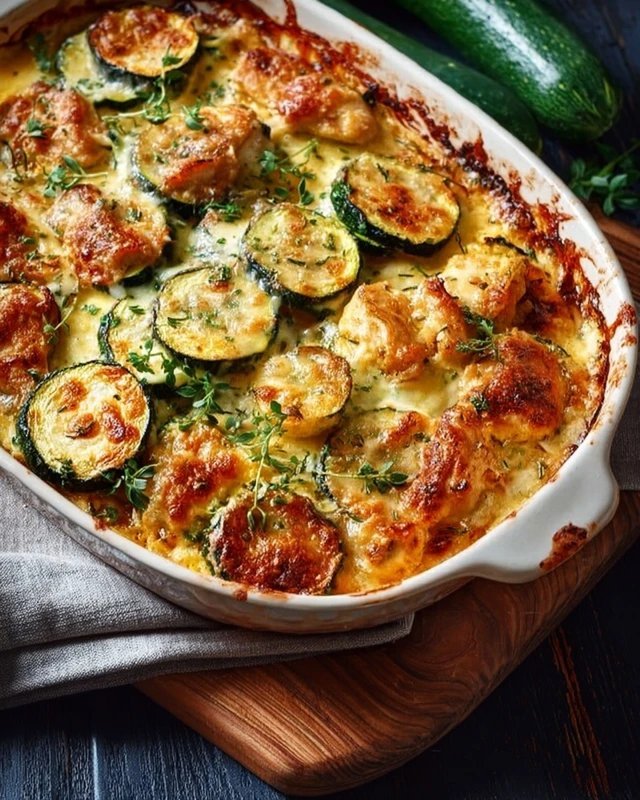 Easy Chicken Zucchini Bake