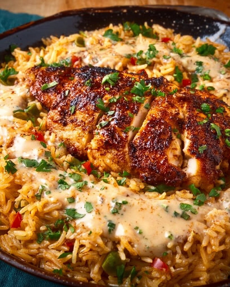Healthy Cajun Chicken and Rice