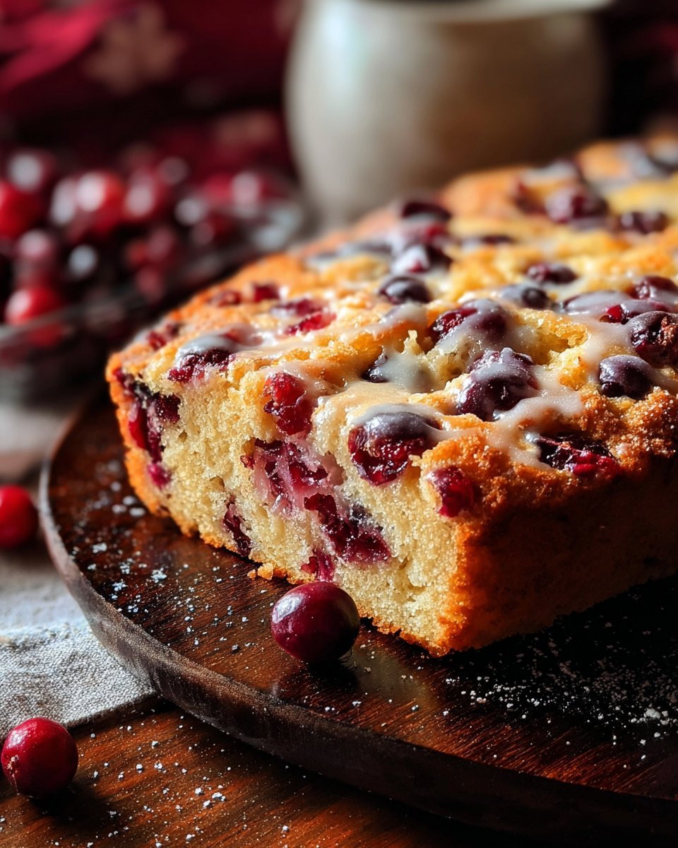 Cranberry Orange Breakfast Cake