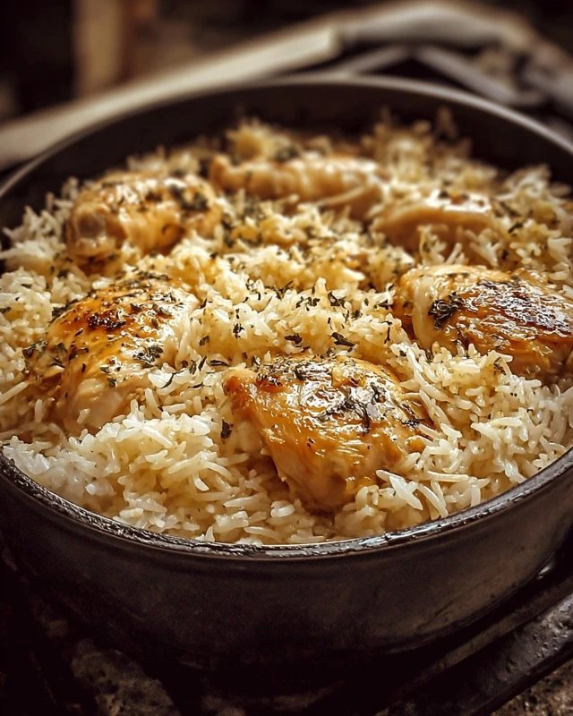 Forgotten Chicken and Rice