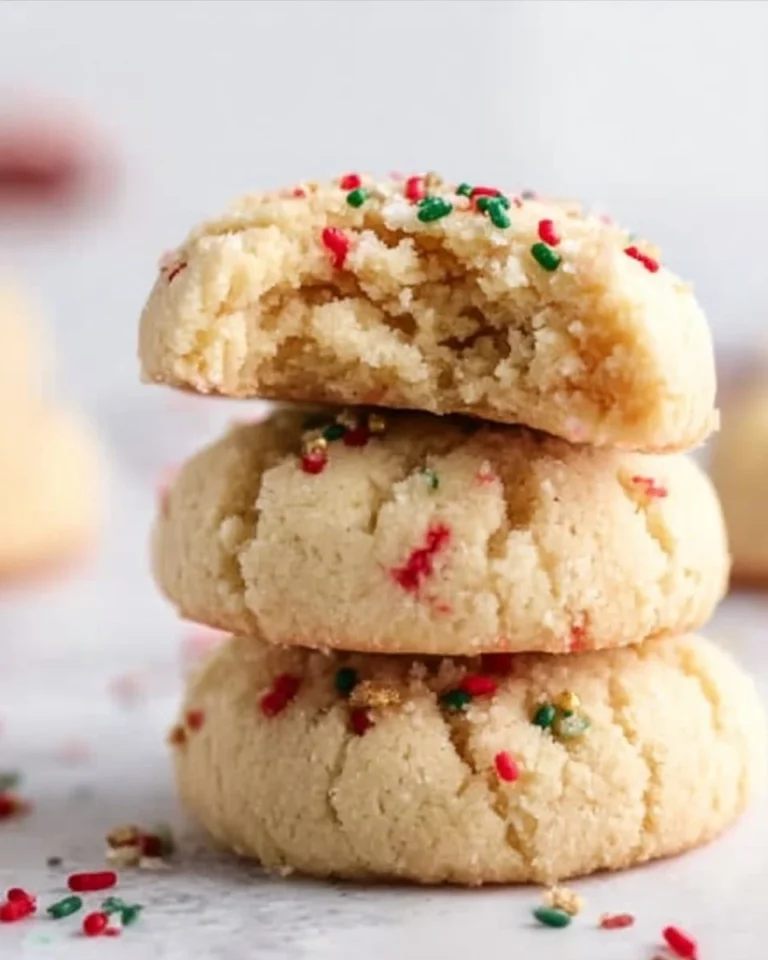 Delicious Almond Flour Shortbread Cookies on a plate, gluten-free and nutty