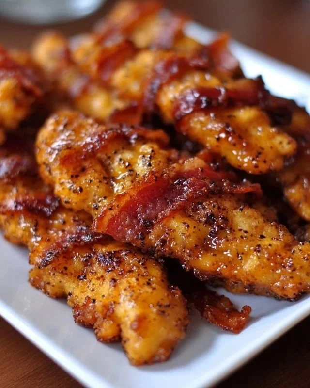 Bacon Brown Sugar Chicken Tenders
