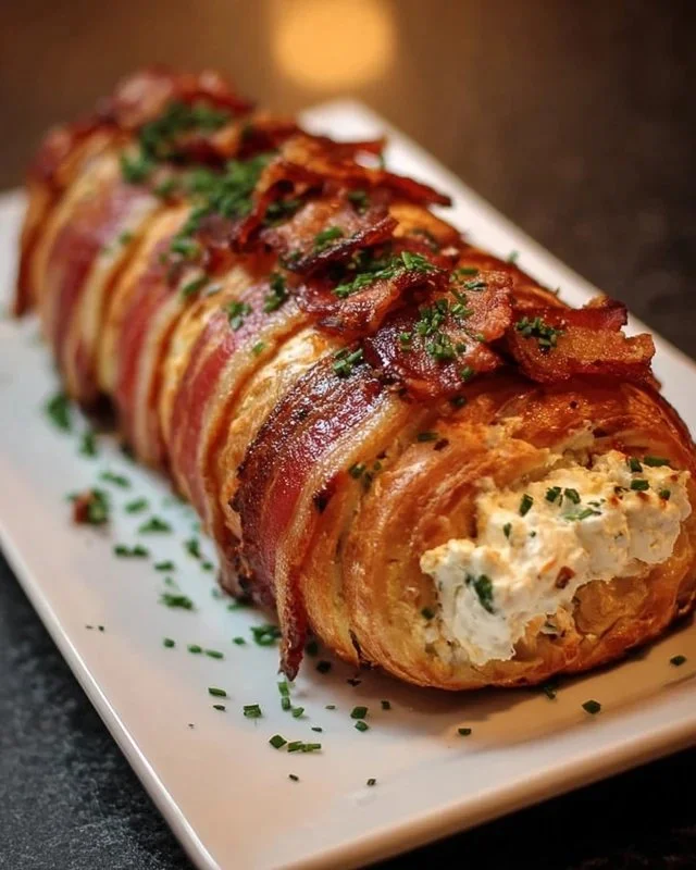Bacon Goat Cheese Appetizer Log